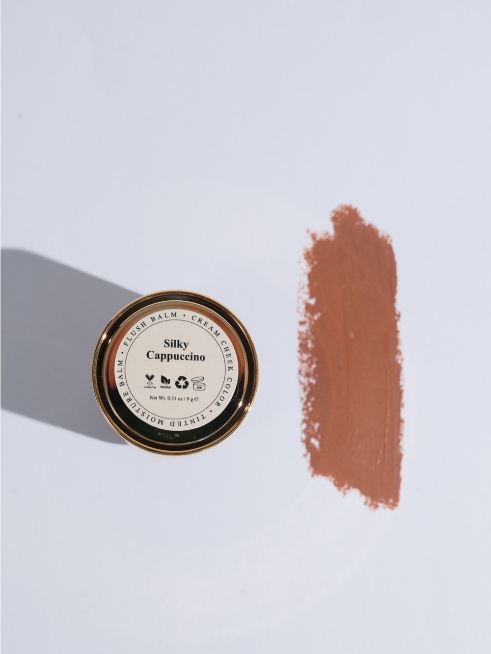 Creme de la Creme Color Balm for Lips Eyes & Cheeks in Silky Cappuccino